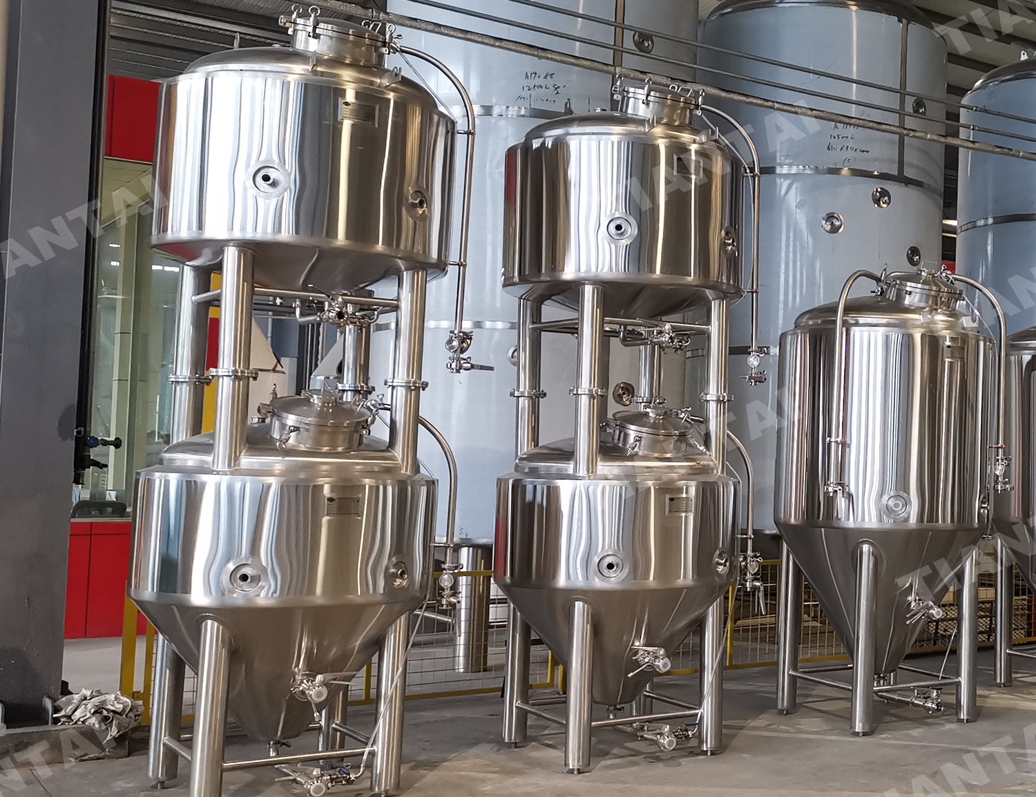  500L stacked stainless steel Fermenters